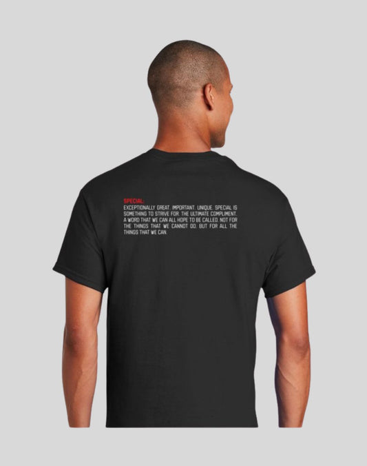 Englisches SPECIAL T-Shirt Schwarz Unisex