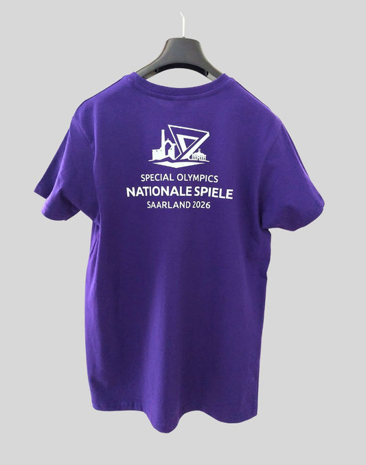 Nationale Spiele Saarland T-Shirt Lila Unisex