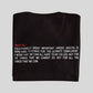 Englisches SPECIAL T-Shirt Schwarz Unisex