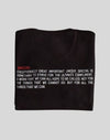 Englisches SPECIAL T-Shirt Schwarz Unisex