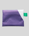 Upcycled A5 pouch made from 2024 Winter Games banner material