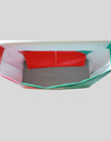 Cross-body bag made from recycled 2024 Winter Games banner material