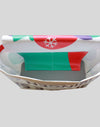 Cross-body bag made from recycled 2024 Winter Games banner material