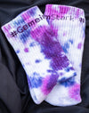 #GemeinsamStark Batik-Socken