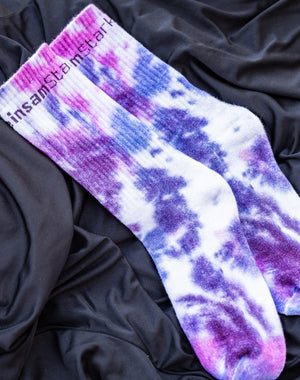 #GemeinsamStark Batik-Socken
