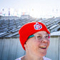Mütze Winterspiele Logo Unisex Rot