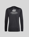 Nationale Spiele Saarland Schwarzes Langarmshirt Adidas Unisex
