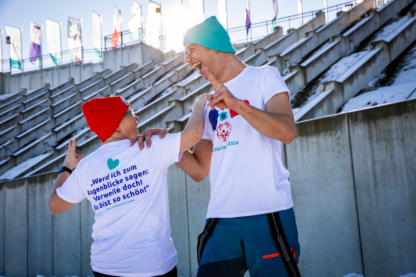 Athlete T-Shirt Winter Games White Unisex