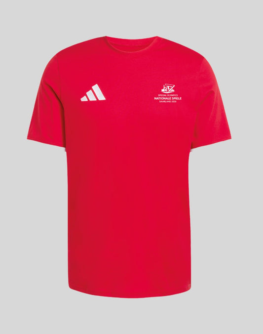 Nationale Spiele Saarland T-Shirt Rot Adidas Unisex