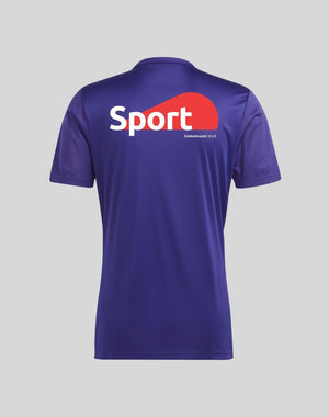 Nationale Spiele Saarland Sport T-Shirt Lila Adidas Unisex