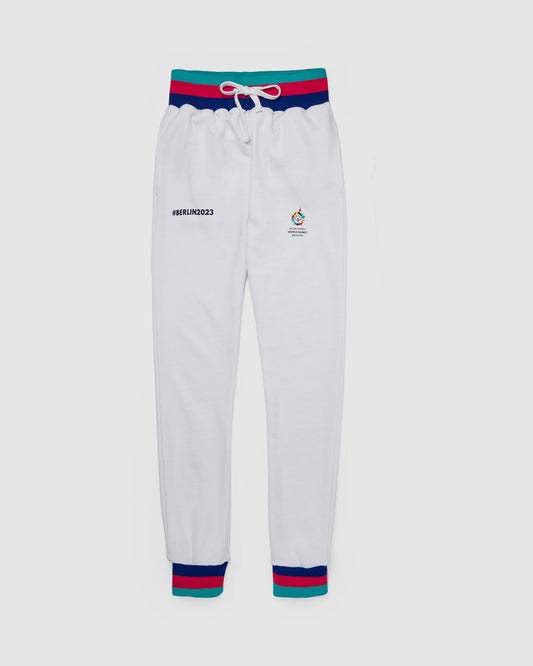 White Sweatpants World Games Unisex