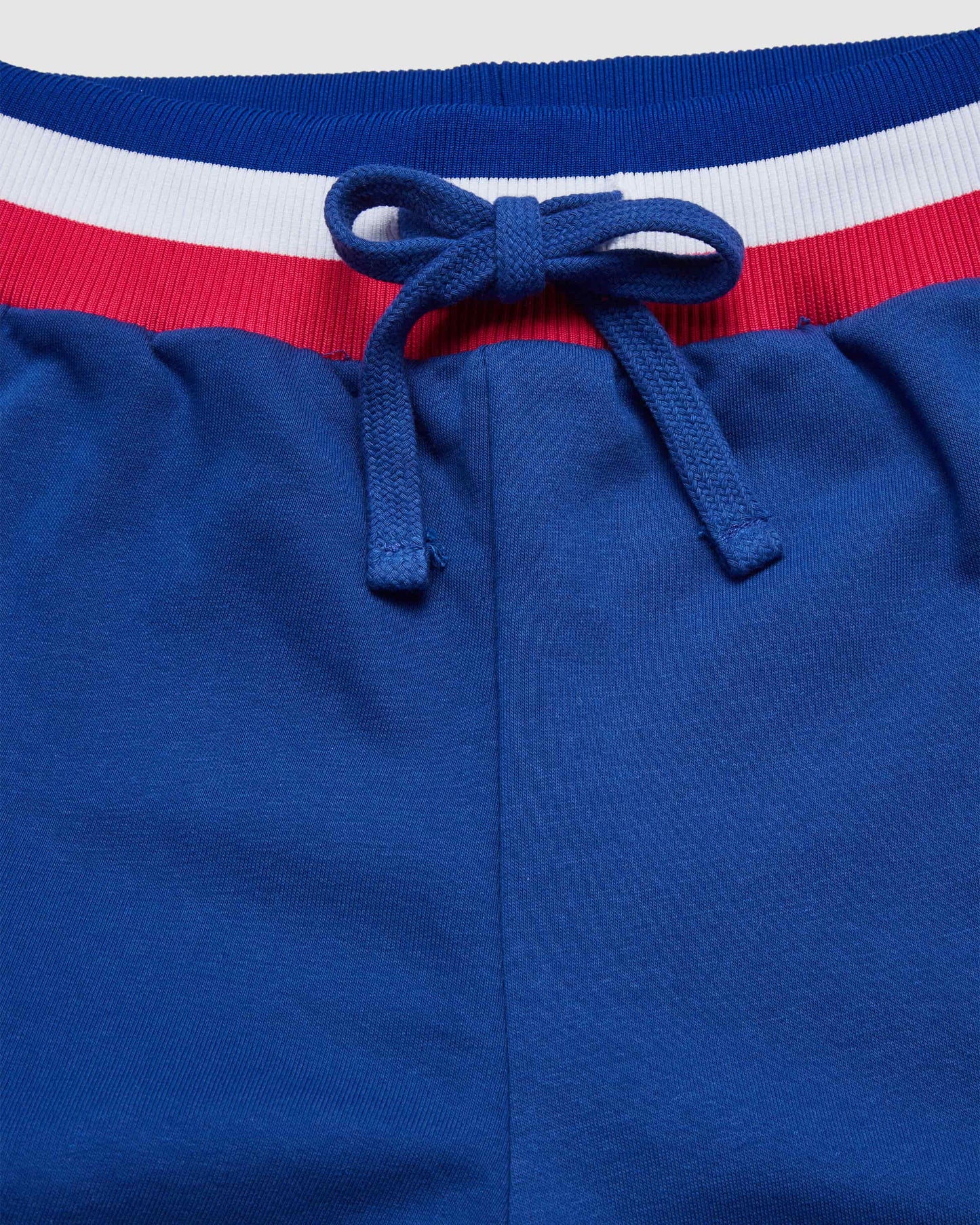 Blue Sweatpants with Striped Waistband World Games Unisex