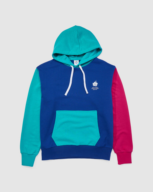 Hoodie Color Block World Games unisex