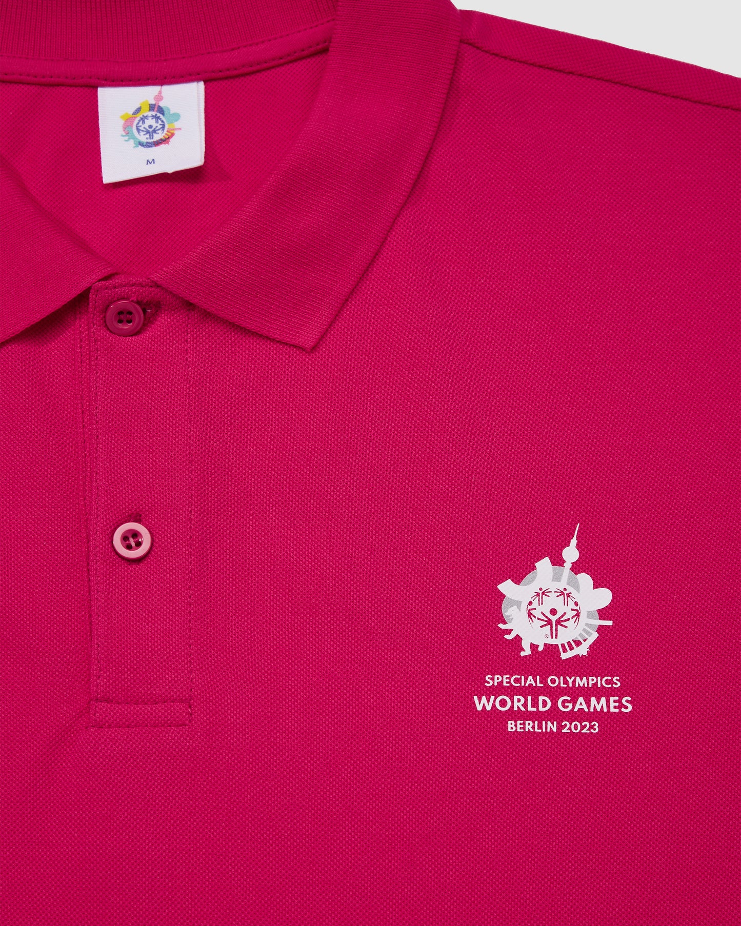 Polo-Shirt Weltspiele Pink Unisex