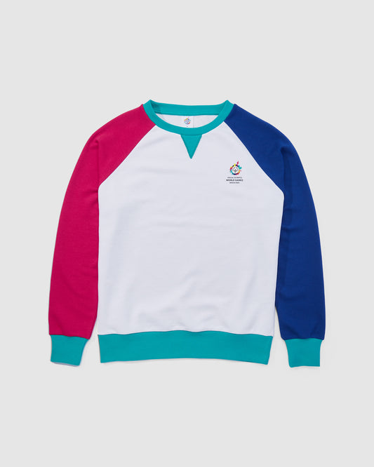 Sweatshirt Color Block World Games unisex