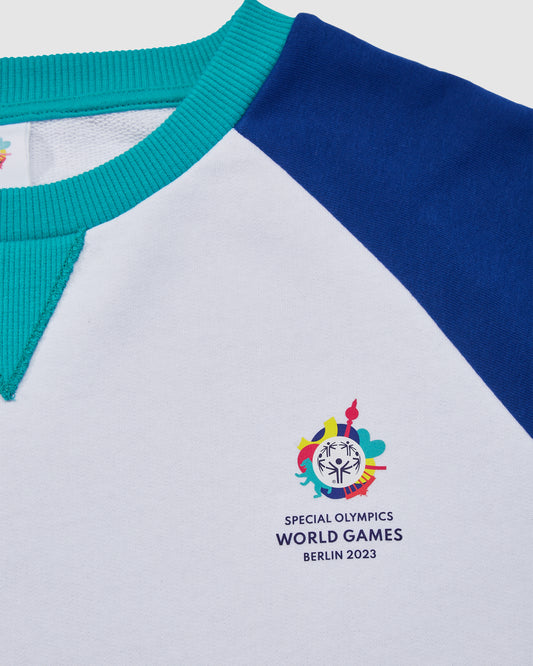 Sweatshirt Color Block World Games unisex