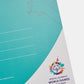 Auf der Rückseite der Gutscheinkarte ist rechts unten das bunte Weltspiele Logo abgedruckt. 
