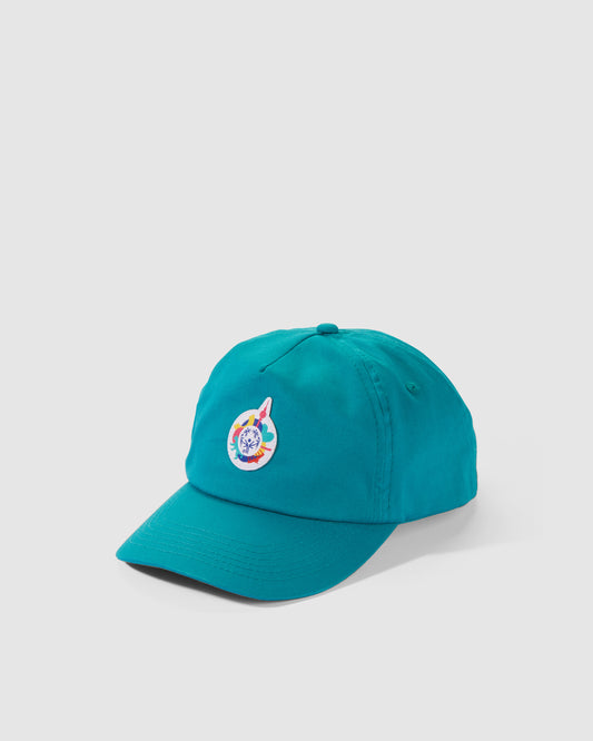 Cap in petrol mit kleinem Weltspiele Logo