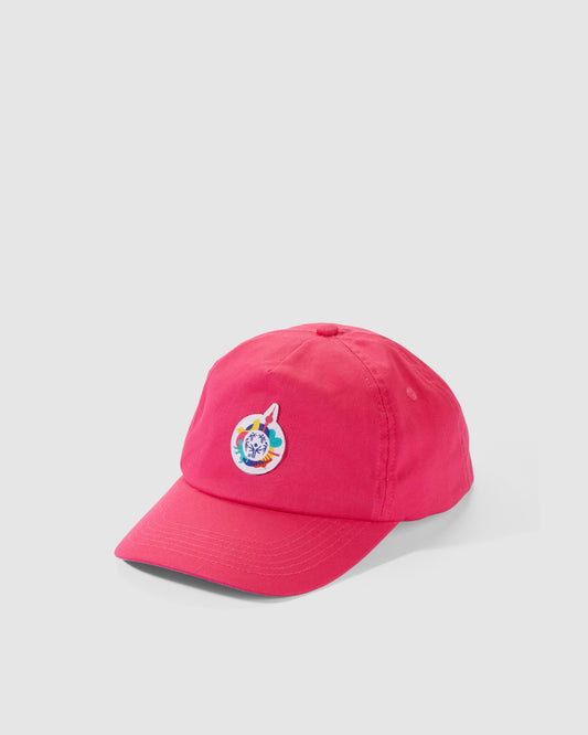 Cap in pink mit kleinem Weltspiele Logo