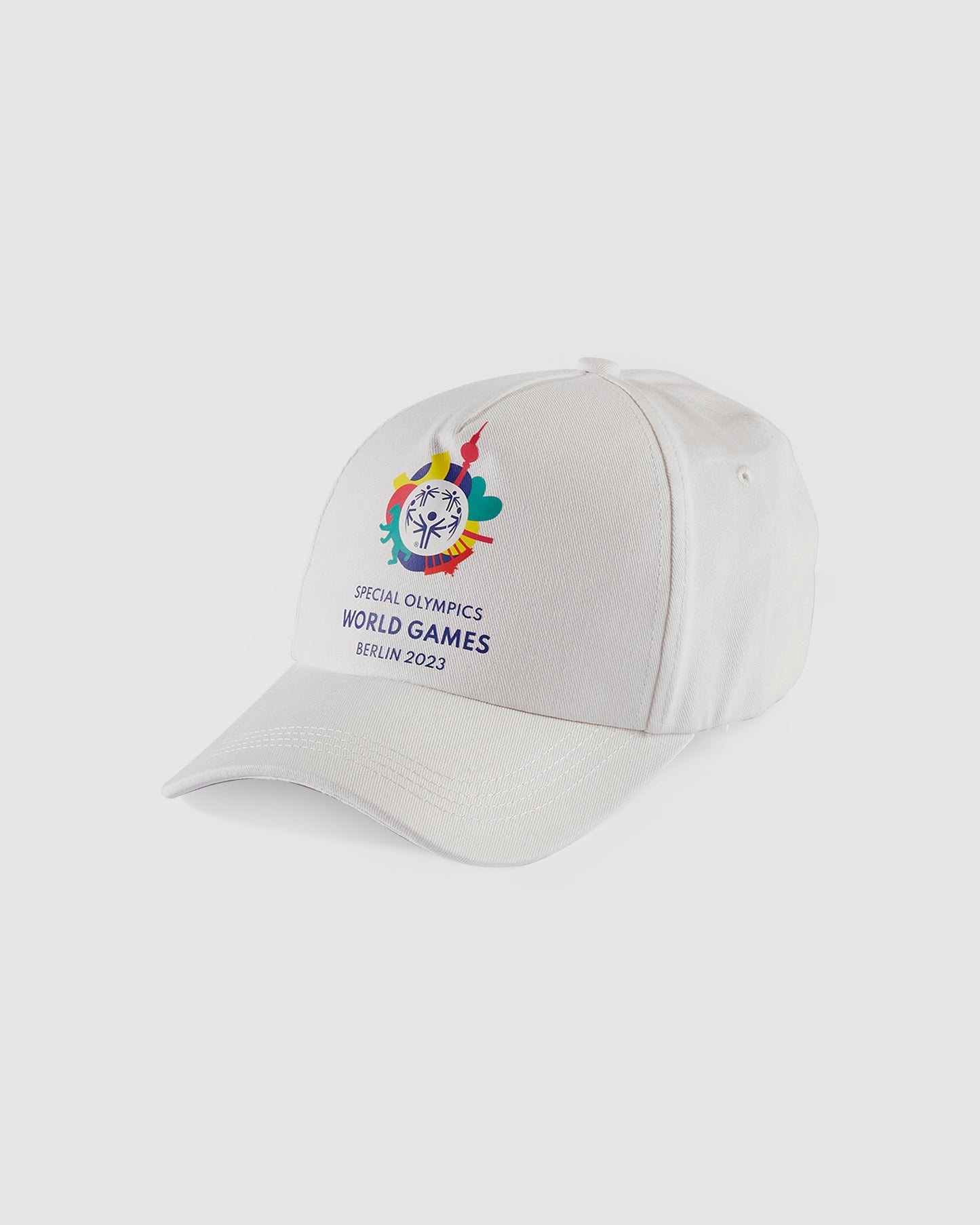 Cap in Weiß mit Weltspiele Logo 