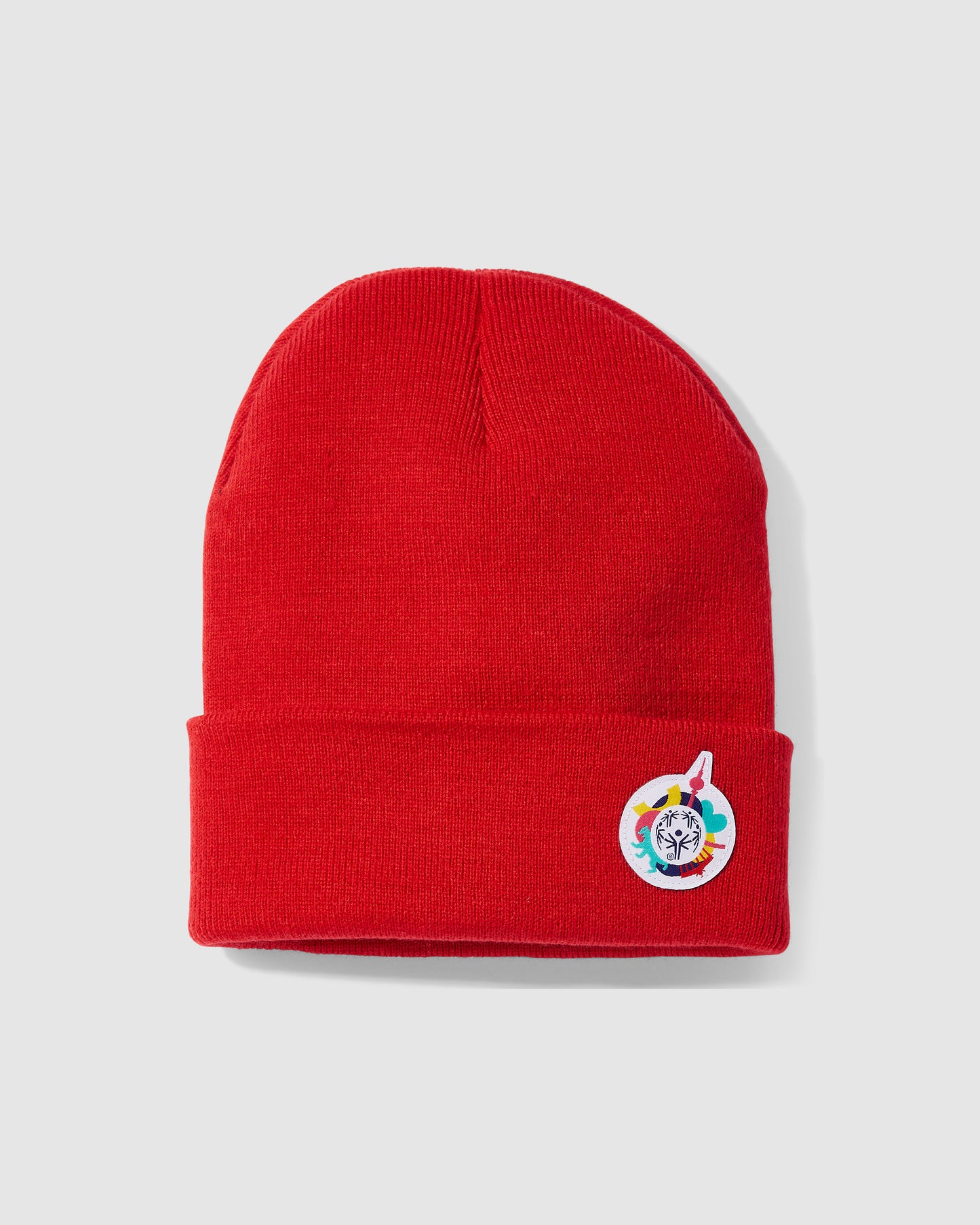 Beanie logo, red
